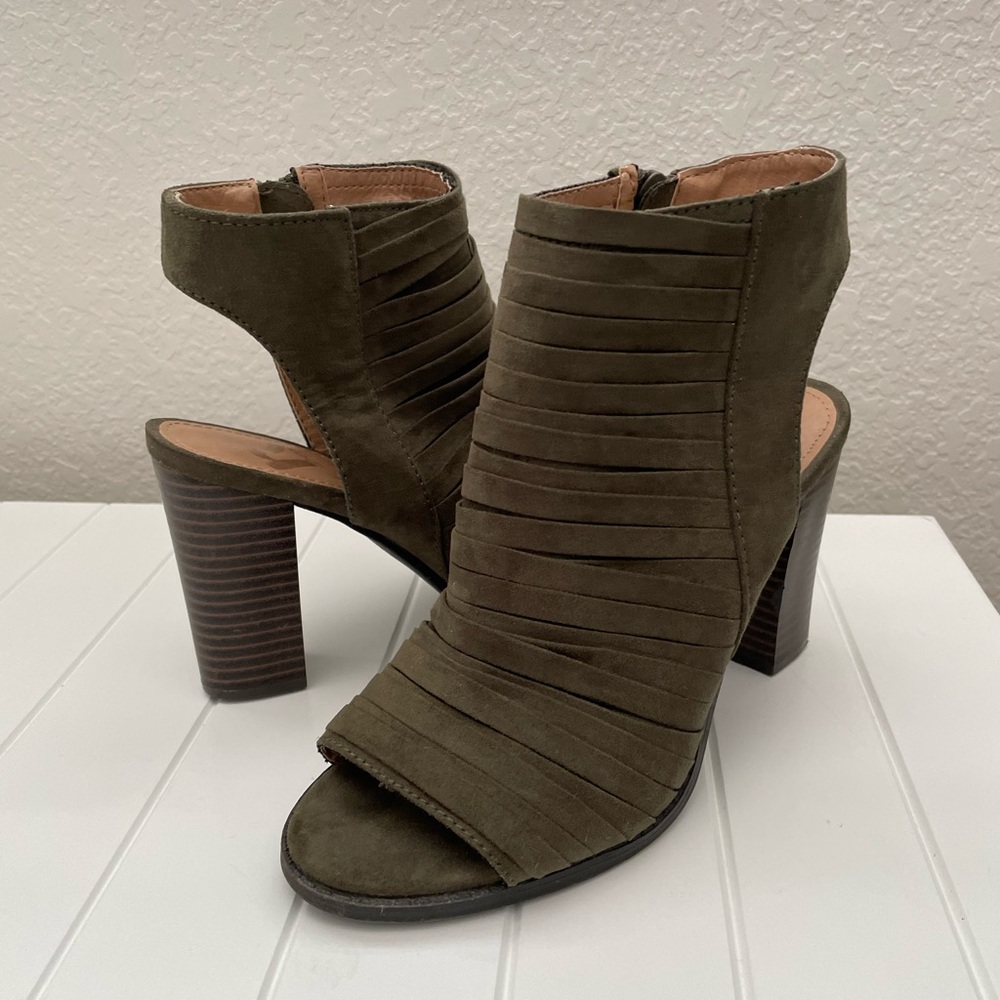 Ankle Boots Womens 6 Green